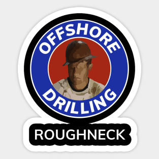 Oil & Gas Offshore Drilling Classic Series - Roughneck Sticker